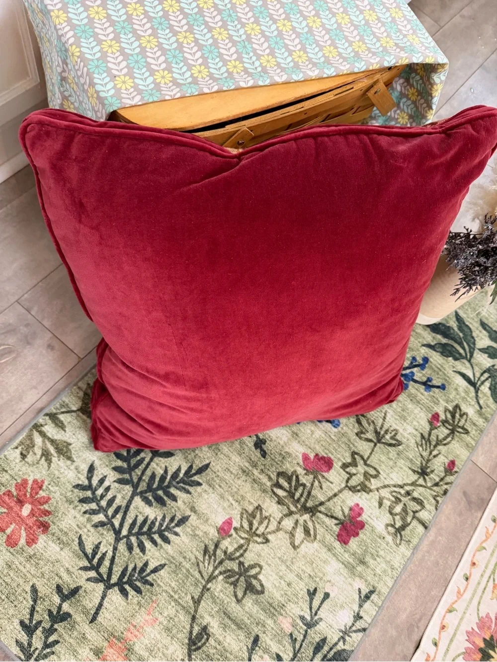 New Threshold X Studio McGee 24x24 Abstract Throw Pillow Abstract Tree Victorian